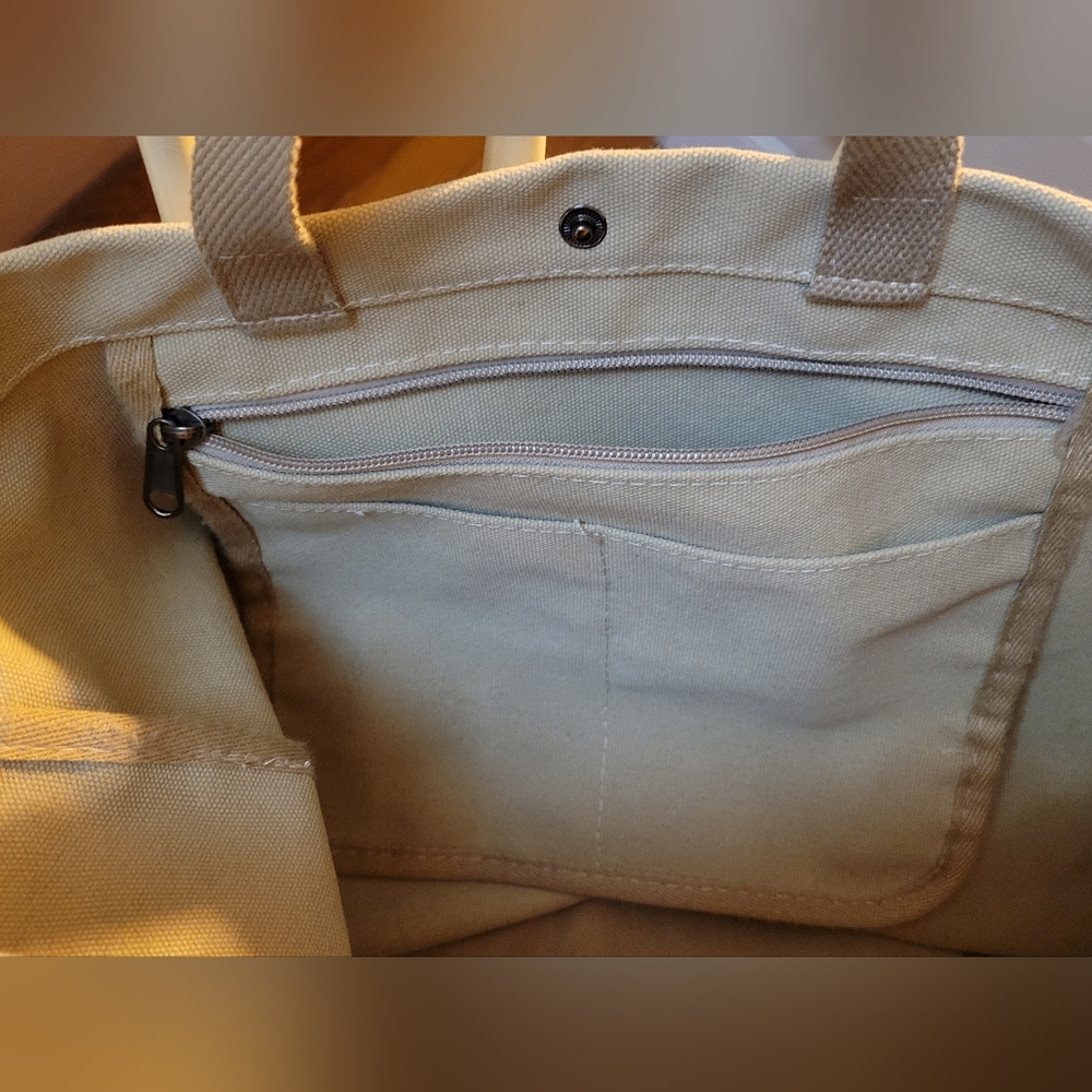 Casual Canvas Tote Bag - Picture 4 of 6